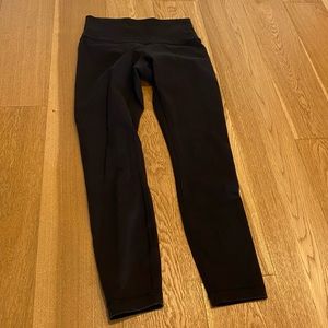 Black lululemon leggings in size 6.
